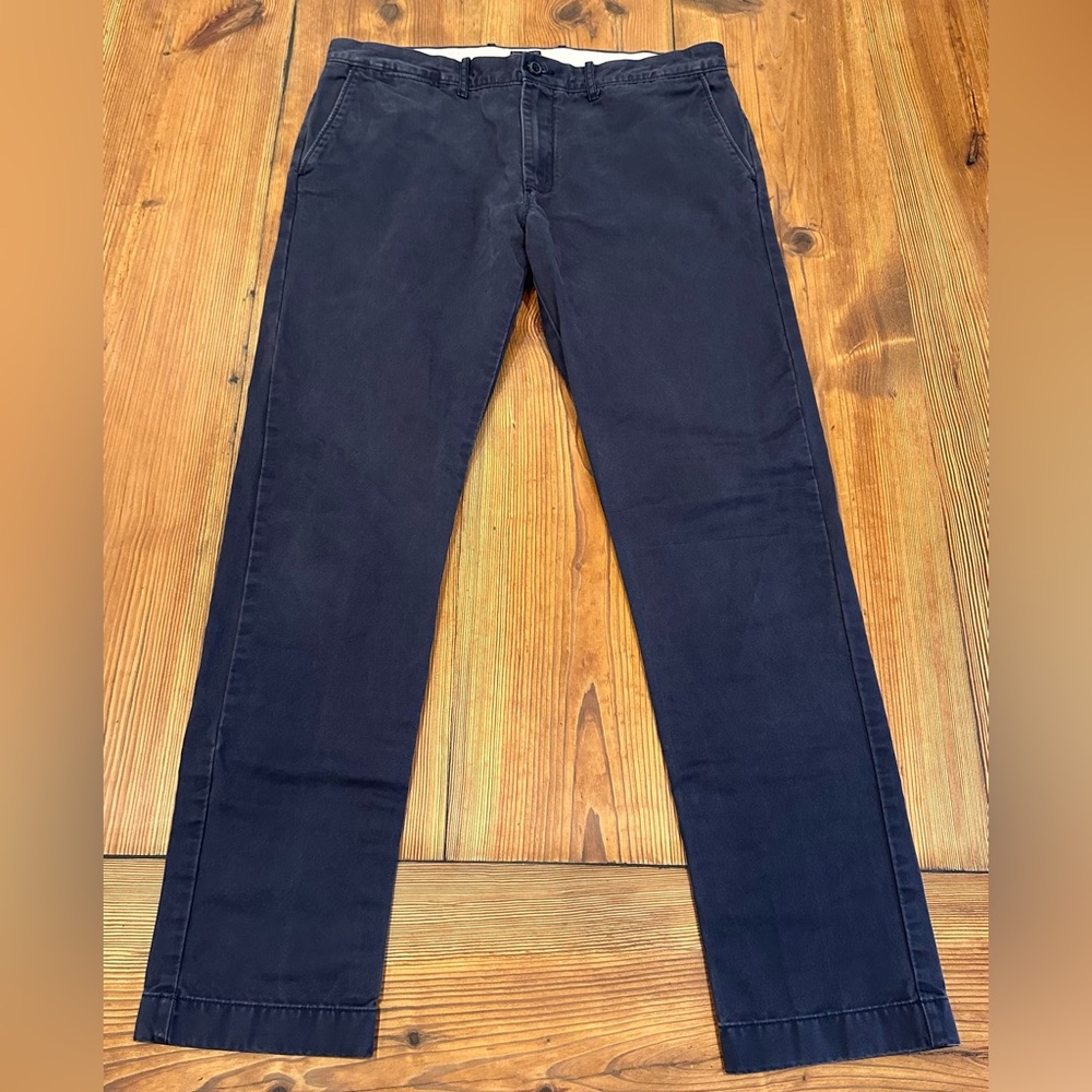 J. Crew 484 Slim Navy Chino Pants